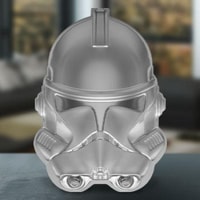 Clone Trooper Helmet 2oz Silver Coin