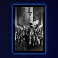 Zack Snyder's Justice League Group Scene LED Poster Sign