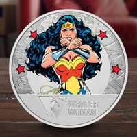 Wonder Woman 80th Anniversary 1oz Silver Coin