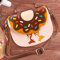 Chip and Dale Donut Crossbody Bag