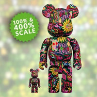 Be@rbrick Psychedelic Paisley 100% & 400%