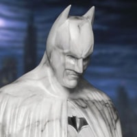 The Dark Knight Memorial (White Faux Marble Texture Edition)