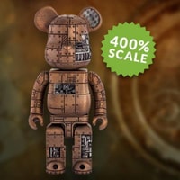 Medicom BE@RBRICK Royal Selangor Steampunk Iron Bright 400