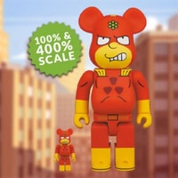 Bearbrick Radioactive Man 100% and 400%
