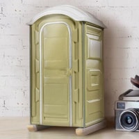 Desktop Toilet Bank (Tan)
