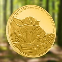 Grogu ¼oz Gold Coin