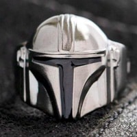 Mandalorian Helmet Ring