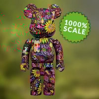 Be@rbrick Psychedelic Paisley 1000%
