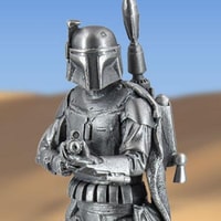 Boba Fett Silver Miniature