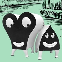 Pupshaw and Pushpaw (Black and White Edition)