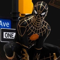 Spider-Man (Black & Gold Suit) D-Stage