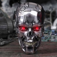 T-800 Terminator Head Plaque