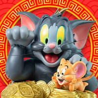 Tom & Jerry Maneki-Neko (Lights Off Version)