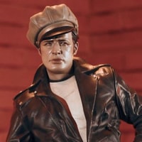 Marlon Brando With Bike
