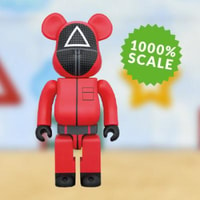 Be@rbrick Squid Game Guard (Triangle) 1000%