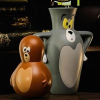 Vase Tom and Roly-Poly Jerry