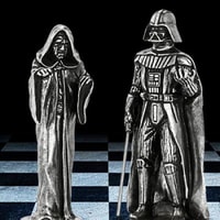 Sidious & Vader King & Queen Chess Piece Pair