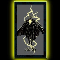 Black Adam Aka Dwayne Johnson (1) LED Mini-Poster Light