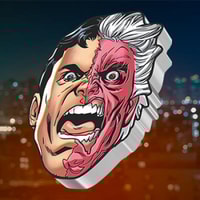 Two-Face 1oz Silver Coin