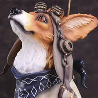Flying Western Corgi