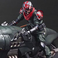Shinra Elite Security Officer and Motorcycle Set