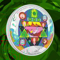 Rick and Morty 1oz Silver Coin