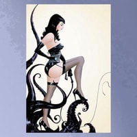 Bettie Page: The Curse of the Banshee - Jae Lee Metal Cover