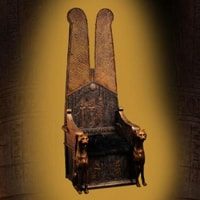 Egyptian Throne (Black)