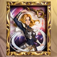The Lady of Luminosity 3D Photo Frame