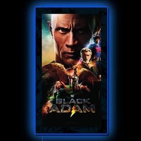 Black Adam (2022) - LED Movie Mini-Poster