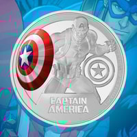 Captain America 1oz Silver Coin