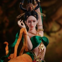 Dunhuang Music Goddess (Red)