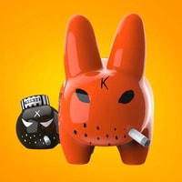 Buddies 4 Lyfe Smorkin Labbit Vinyl Collectible by Kidrobot