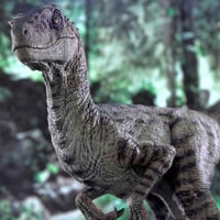 Jurassic Park Velociraptor Female Statues 
