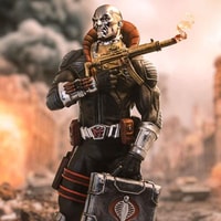 【貴重・特大キャンバス】テスコ　グラフィティスープ　ステンシル Destro 1:10 Art Scale Statue by Iron Studios | Sideshow