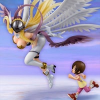 Angewomon & Kari Kamiya Collectible Figure by MegaHouse | Sideshow