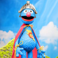 Super Grover Vinyl Collectible by Super 7 | Sideshow Collectibles