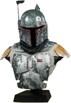 Sideshow boba fett shop life size bust