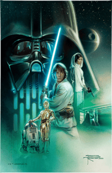 SWCJ Luke Skywalkerバッジ アートポスター Star Wars Celebration Japan 2025 Badge Art Poster - Luke