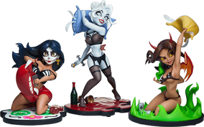 Coffin Comics Sleepover In Hell Designer Collectible Statue 