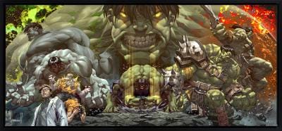 Marvel Hulk Legacy Deluxe Art Print 