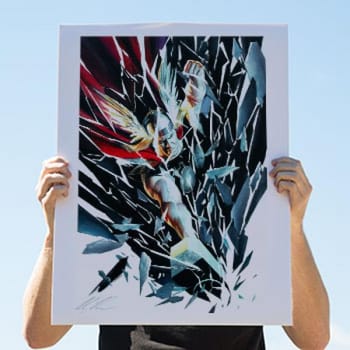 Marvel Thor Shattered Art Print 