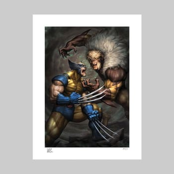 Marvel Wolverine vs Sabretooth Art Print 