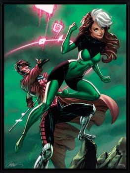 Marvel Uncanny X-Men: Rogue & Gambit Art Print 