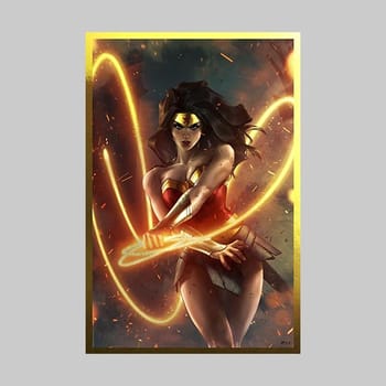 DC Comics Wonder Woman™ (Gold Holofoil Variant) Art Print 