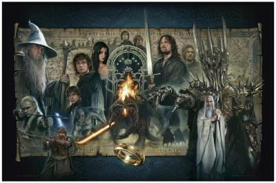 The Lord of the Rings The Fellowship of the Ring Art Print 