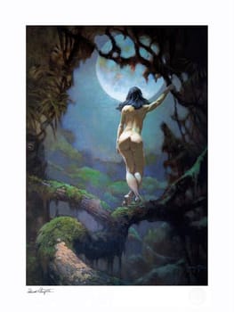 Frank Frazetta Moon's Rapture Art Print 