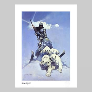 Frank Frazetta Silver Warrior Art Print 