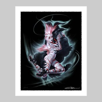 Olivia De Berardinis Dancing with the Devil Art Print 