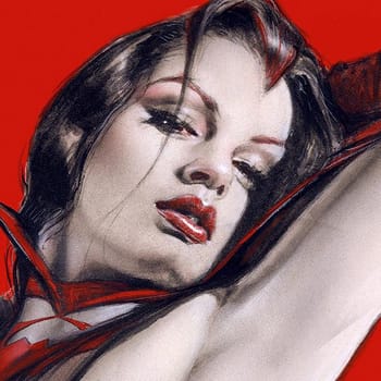 Olivia De Berardinis Vamparia Art Print 